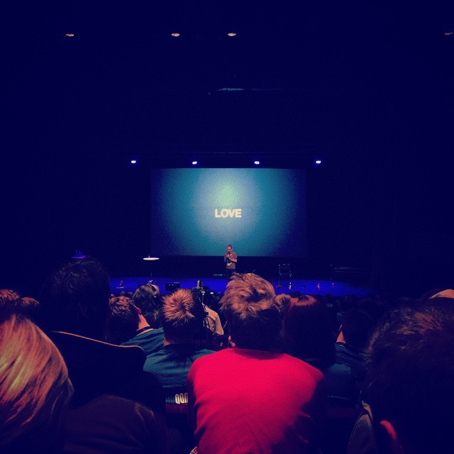 The first reading of Love & Violence at Nordic Game 2015 (image courtesy @heldroid)